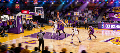 NBA篮球比赛直播现场画面